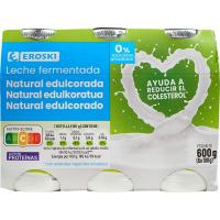 Reductor colesterol natural edulcorado EROSKI, pack 6x100 g