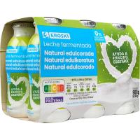 Reductor colesterol natural edulcorado EROSKI, pack 6x100 g