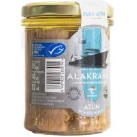 Atún en aceite de oliva MSC ALAKRANA, frasco 185 g