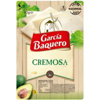 Queso cremoso GARCÍA BAQUERO, lonchas, bandeja 80 g