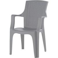 Sillón Queen simil ratán antracita