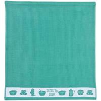 Paños de cocina rizo, 100% algodón, D727 EROSKI, 50x50cm 2 uds