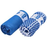 Paños de cocina rizo, 100% algodón, D727 EROSKI, 50x50cm 2 uds