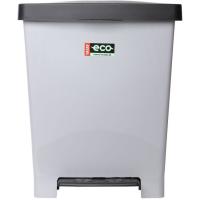Cubo de basura pedal CUBIK ECO gris, TATAY, 25 litros Cubo de basura pedal CUBIK ECO gris, TATAY, 25 litros