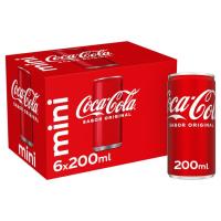 Refresco de cola COCA COLA, pack 6x20 cl
