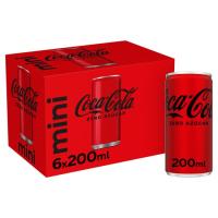Refresco de cola COCA COLA ZERO, pack 6x20 cl
