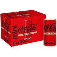 Refresco de cola COCA COLA ZERO ZERO, pack 6x20 cl