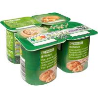 EROSKI bifidus jogurta zain eta intxaurrekin, sorta 4x125 g