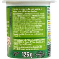 Bífidus con avena-nuez EROSKI, pack 4x125 g