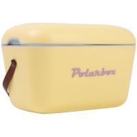 Nevera rígida portátil retro vintage amarilla de 20 L, 29x45x30 cm POLARBOX, 1 ud Nevera rígida portátil retro vintage amarilla de 20 L, 29x45x30 cm POLARBOX, 1 ud