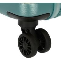 Trolley cabina India turquesa ABS 4ruedas cierre combinación ROLL ROAD, 40x55x20cm
