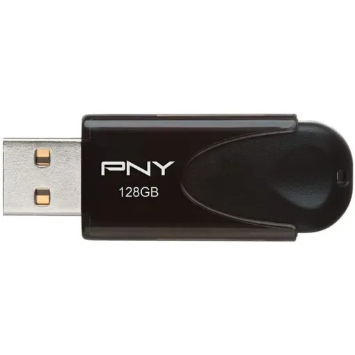 Pendrive negro USB 2.0 de 128 GB Attache 4 PNY
