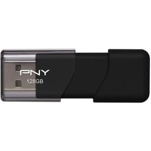 Pendrive negro USB 2.0 de 128 GB Attache 4 PNY