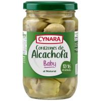 Corazón de alcachofa baby 12/16 frutos CYNARA, frasco 175 g Corazón de alcachofa baby 12/16 frutos CYNARA, frasco 175 g