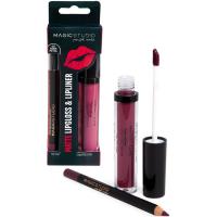 Brillo de labios-Perfilador labial matte MAGIC STUDIO, pack 1 ud