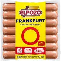 Salchichas Frankfurt ELPOZO, pack 3x160 g