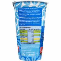 Café con leche light EROSKI, vaso 250 ml