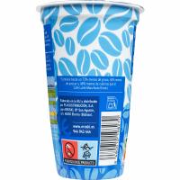 Café con leche light EROSKI, vaso 250 ml