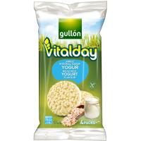 Tortitas de arroz integral-yogur VITALDAY, paquete 125,2 g Tortitas de arroz integral-yogur VITALDAY, paquete 125,2 g