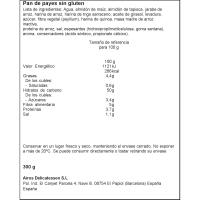 Master Bakery pan payés fresco AIROS, paquete 300 g