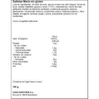 SANTIVERI NOGLUT maria galleta, paketea 180 g