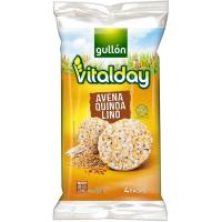 Tortitas de avena-quinoa-lino VITALDAY, paquete 115,2 g Tortitas de avena-quinoa-lino VITALDAY, paquete 115,2 g