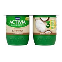 Activia cremoso sabor coco ACTIVIA, pack 4x115 g