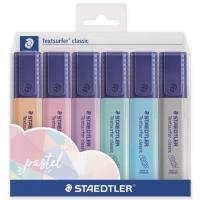 6 Marcadores Textsurfer Pastel
