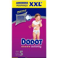 Pañal 11-16 kg Talla 5 Box XXL DODOT Activity, caja 126 uds