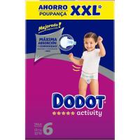 Pañal +13 kg Talla 6 Box XXL DODOT Activity, caja 117 uds