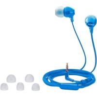 Auriculares de botón azul con micrófono MDR-EX15PLI SONY
