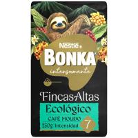 Café molido ecológico sostenible BONKA, paquete 220 g