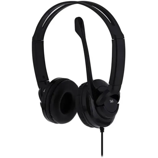 Auriculares PC de diadema con micrófono, HS-200 TNB