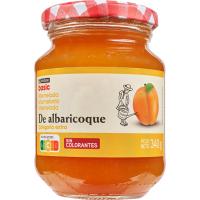 Mermelada de albaricoque EROSKI BASIC, frasco 340 g