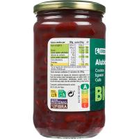 Alubia roja cocida EROSKI BIO, frasco 400 g