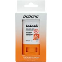 Stick solar facial zonas sensibles SPF50 BABARIA, stick 20 g