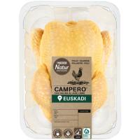 Pollo entero campero EROSKI Natur, pieza aprox. 1.5 kg