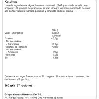 Ketchup YBARRA, bocabajo 560 g