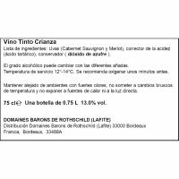 Vino Tinto Bordeaux Rouge LES LEGENDES, botella 75 cl