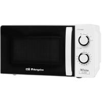 Microondas sin grill blanco, 20 litros, 700W, MI2115 ORBEGOZO