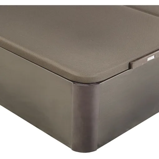 Canapé abatible madera al suelo 3D doble tapa 150x190 Wengué PIKOLIN