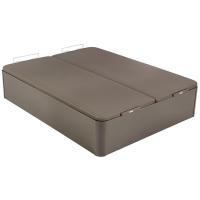 Canapé abatible madera al suelo Supra doble tapa 150x190 Wengué PIKOLIN