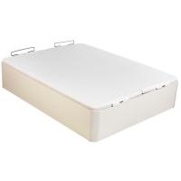 Canapé abatible madera al suelo Supra doble tapa 150x190 Blanco PIKOLIN