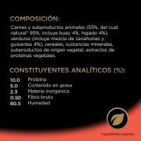 Alimento de buey-verduritas para perro CESAR, tarrina 300 g