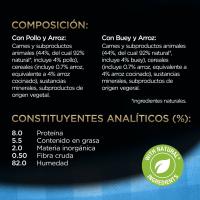 Alimento de pollo-arroz para perro senior CESAR, pack 4x100 g