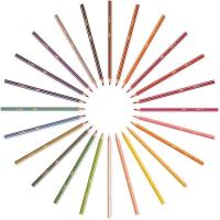 Lápices de colores surtidos Kids Evolution Stripes BIC, Pack 24 uds
