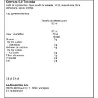 AMBAR garagardo hirukoitza zero txigortua, lata 33 cl