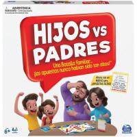 Juego de mesa: Hijos contra padres, edad rec: +6 años SPINMASTER GAMES