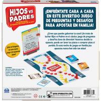 Juego de mesa: Hijos contra padres, edad rec: +6 años SPINMASTER GAMES