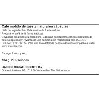 Café largo compatible Nespresso MARCILLA, caja 20 uds